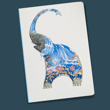 Load image into Gallery viewer, Perfect Bound Notebook - Elephant Squirting Water
