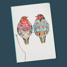 Load image into Gallery viewer, Perfect Bound Notebook - Two Robins
