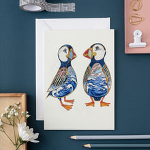 Load image into Gallery viewer, Puffins - Card - The DM Collection
