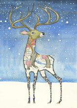 Load image into Gallery viewer, Stag in the Snow - Card - The DM Collection
