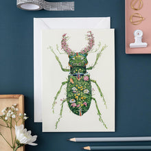 Load image into Gallery viewer, Stag Beetle - Card - The DM Collection
