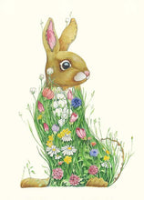 Load image into Gallery viewer, Bunny in a Meadow - Card - The DM Collection
