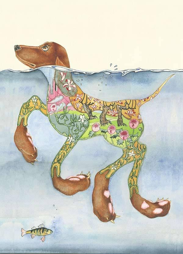 Doggy Paddle - Card - The DM Collection