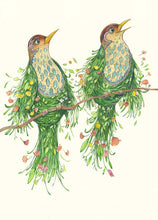 Load image into Gallery viewer, Two Scruffy Thrushes - Card
