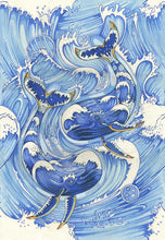 Load image into Gallery viewer, Whales repeat Pattern - Card
